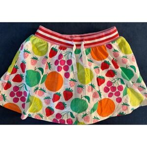 Mini Boden Colorful Fruit Print Skirt Skort 6/7
